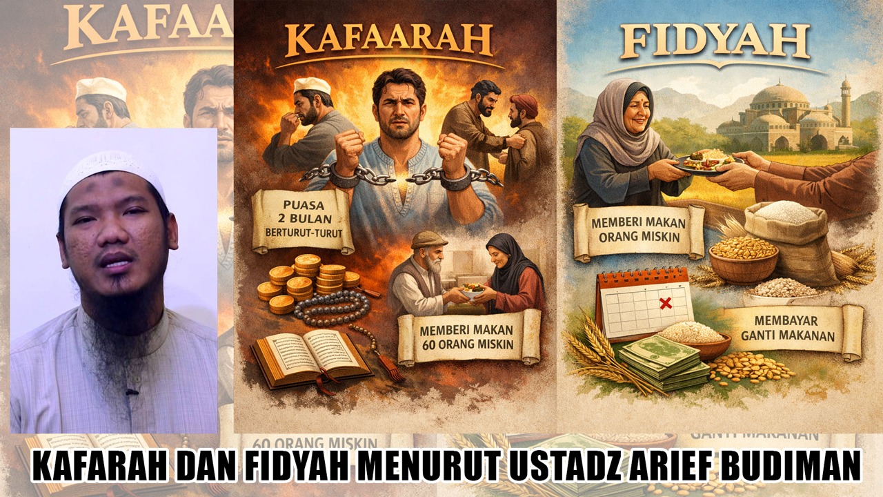 Jangan Keliru! Ini Perbedaan Kafarah dan Fidyah dalam Islam Menurut Ustadz Arief Budiman