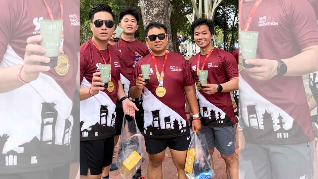 Kahf Support Acara Musi Half Marathon 2024, Kenalkan Beragam Produk Kahf