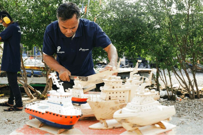 PHE OSES Fasilitasi Nelayan Kepulauan Seribu Olah Limbah Menjadi Berkah