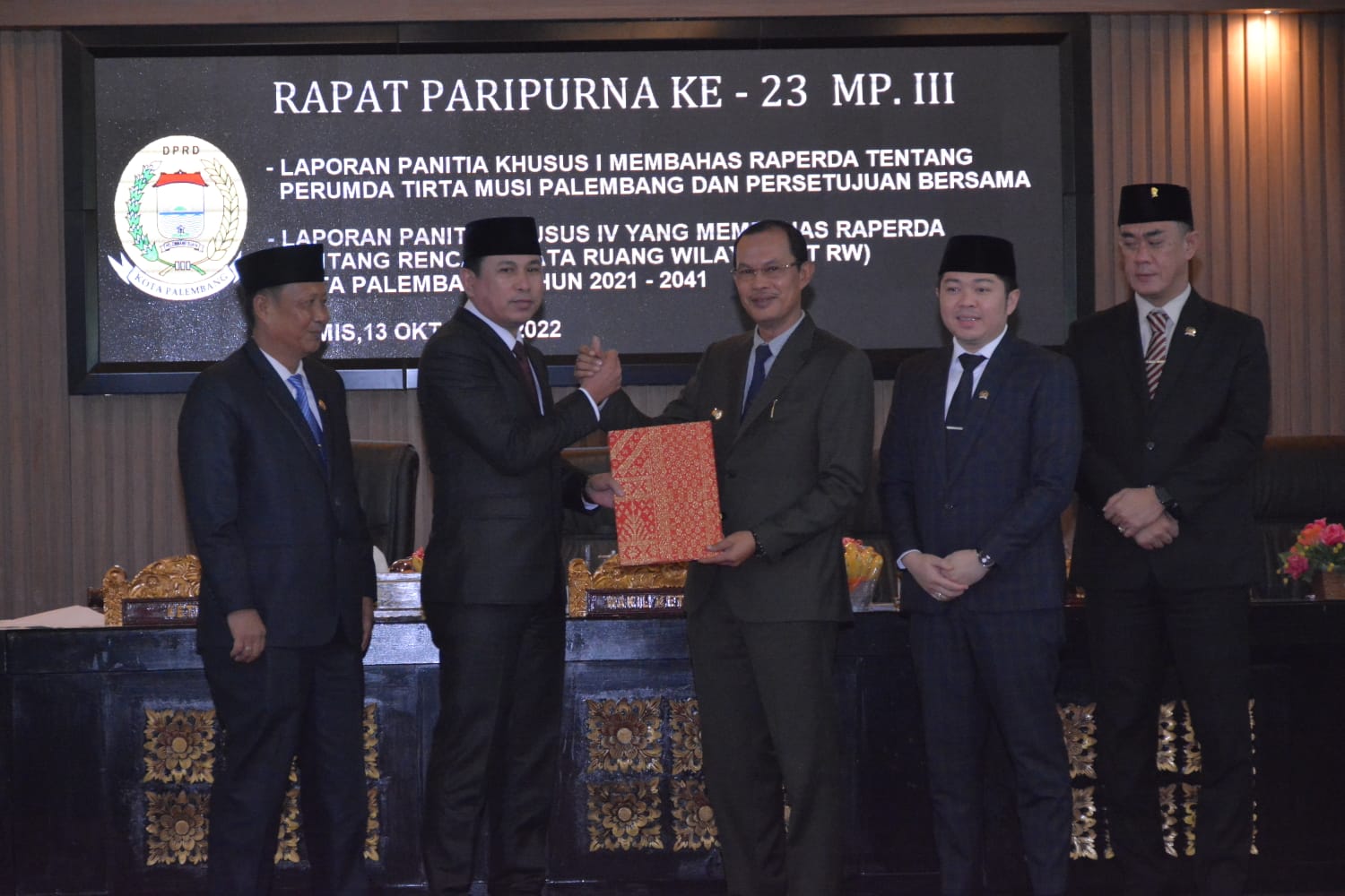  Wali Kota Palembang dan DPRD Sepakat PDAM Tirta Musi Berubah Jadi Perumda