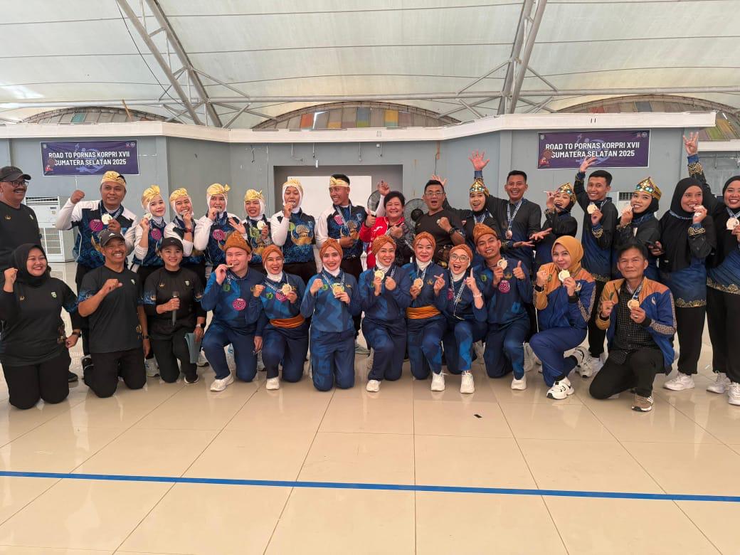 Muba Resmi Raih Posisi Runner-Up Porprov Korpri Sumsel 2025