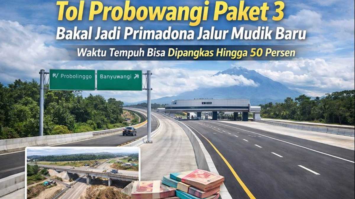 Siap Digunakan Maret 2026, Tol Probowangi Paket 3 Bakal Jadi Primadona Jalur Mudik Baru