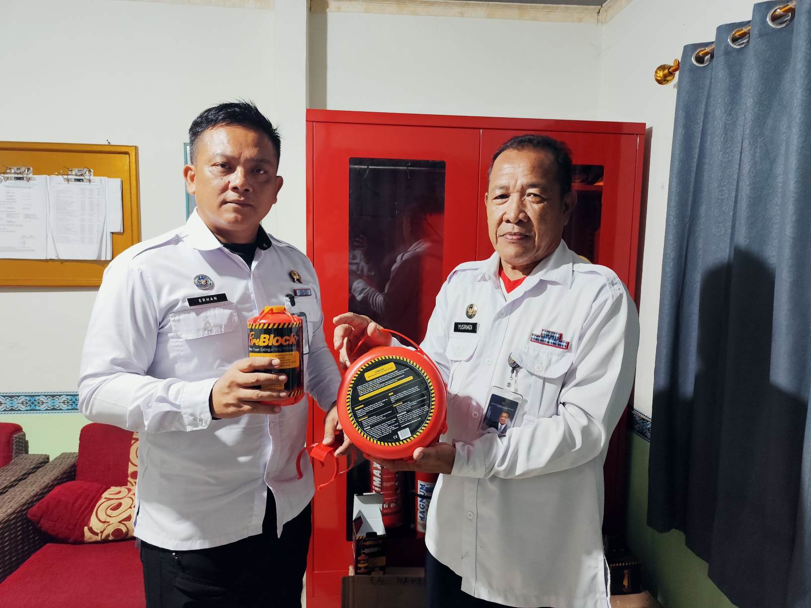 Cegah Kebakaran, Lapas Sekayu Dapat Bantuan 16 Alat APAR dari Ditjen Pemasyarakatan