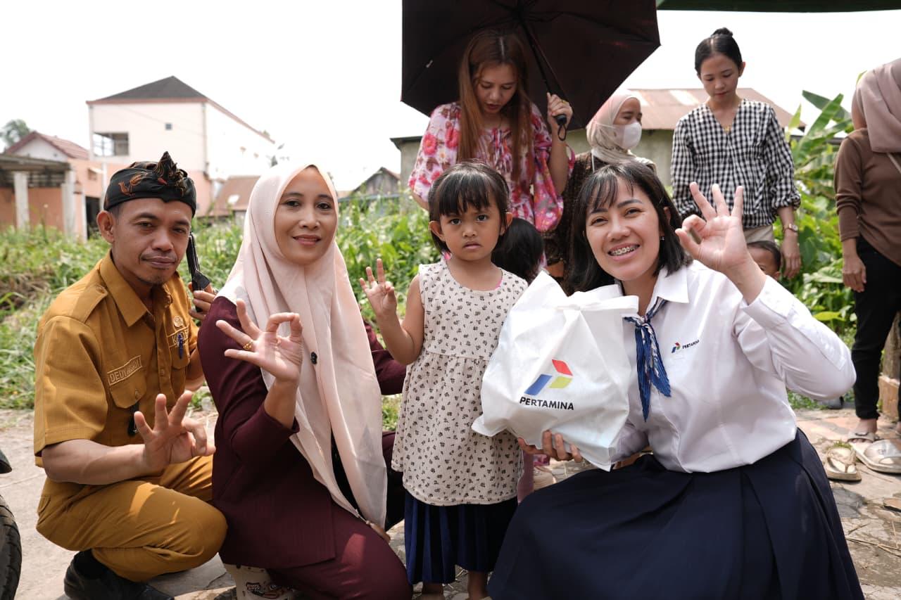 Bikin Shock Warga! Kilang Plaju Serbu Posyandu Asparagus, Anak Sungai Rebo Bebas Stunting Total!