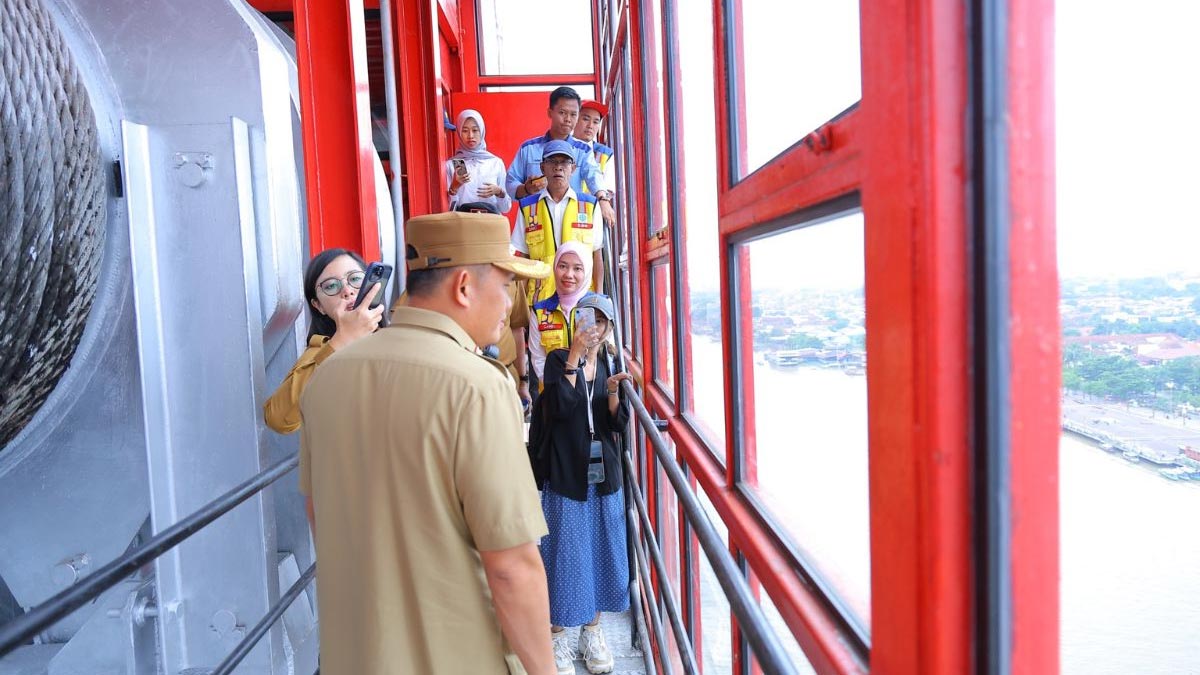 Tower Jembatan Ampera Palembang Resmi Dibuka, Ini Kriteria Pengunjung yang Boleh Naik