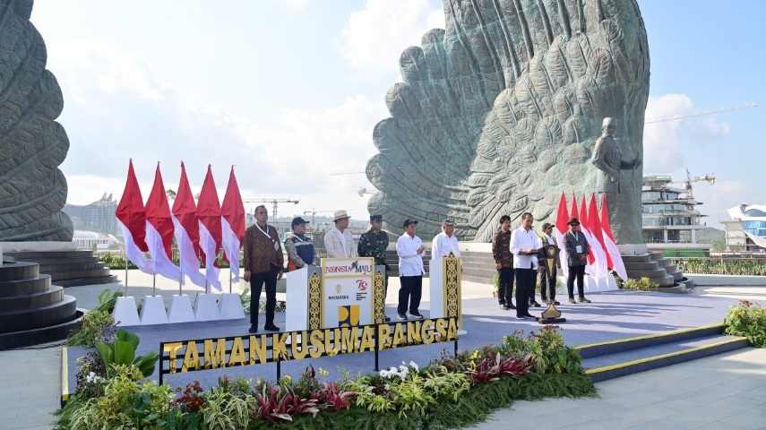 Presiden Jokowi Resmikan Taman Kusuma Bangsa, Bentuk Penghormatan kepada Para Pahlawan dan Pejuang Bangsa