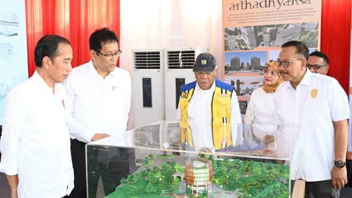 Presiden Jokowi Resmikan Pembangunan Gedung LPS, Ada 8-10 Groundbreaking Proyek di IKN, Dilakukan Setiap Bulan