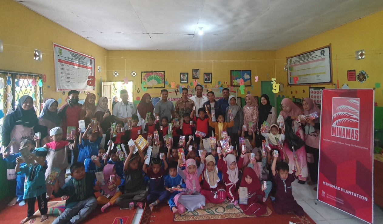 PT GPI Gandeng Karang Taruna Lawang Wetan, Wujudkan Sekolah Sehat dan Ceria di Muba