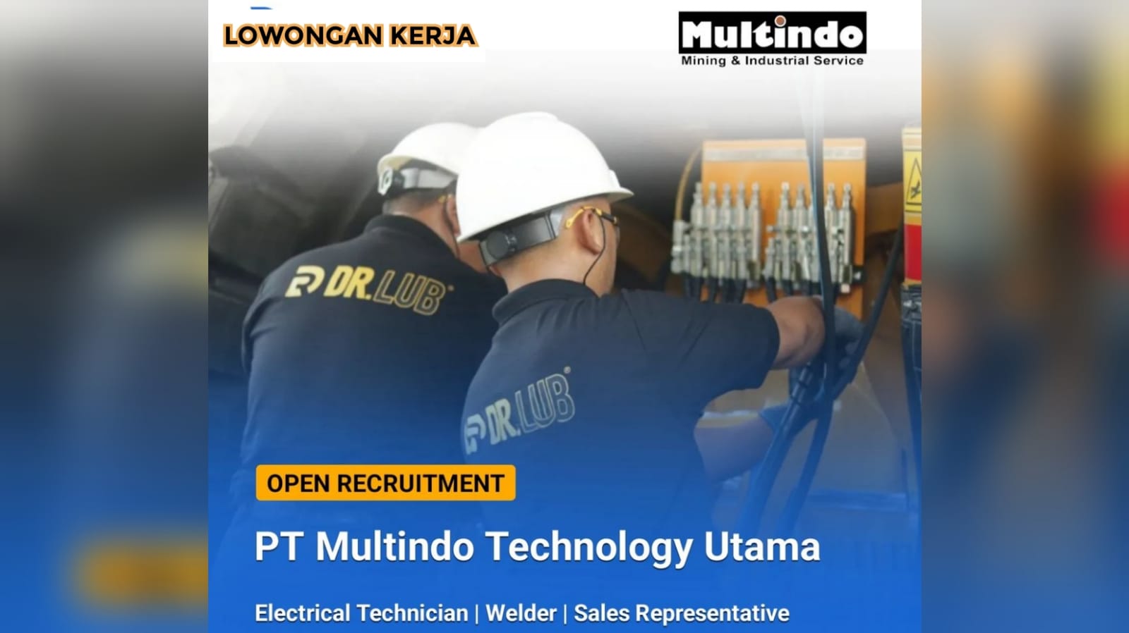 Lowongan Kerja Pertambangan di Palembang PT Multindo Technology Utama untuk Lulusan SMA SMK D3 S1  