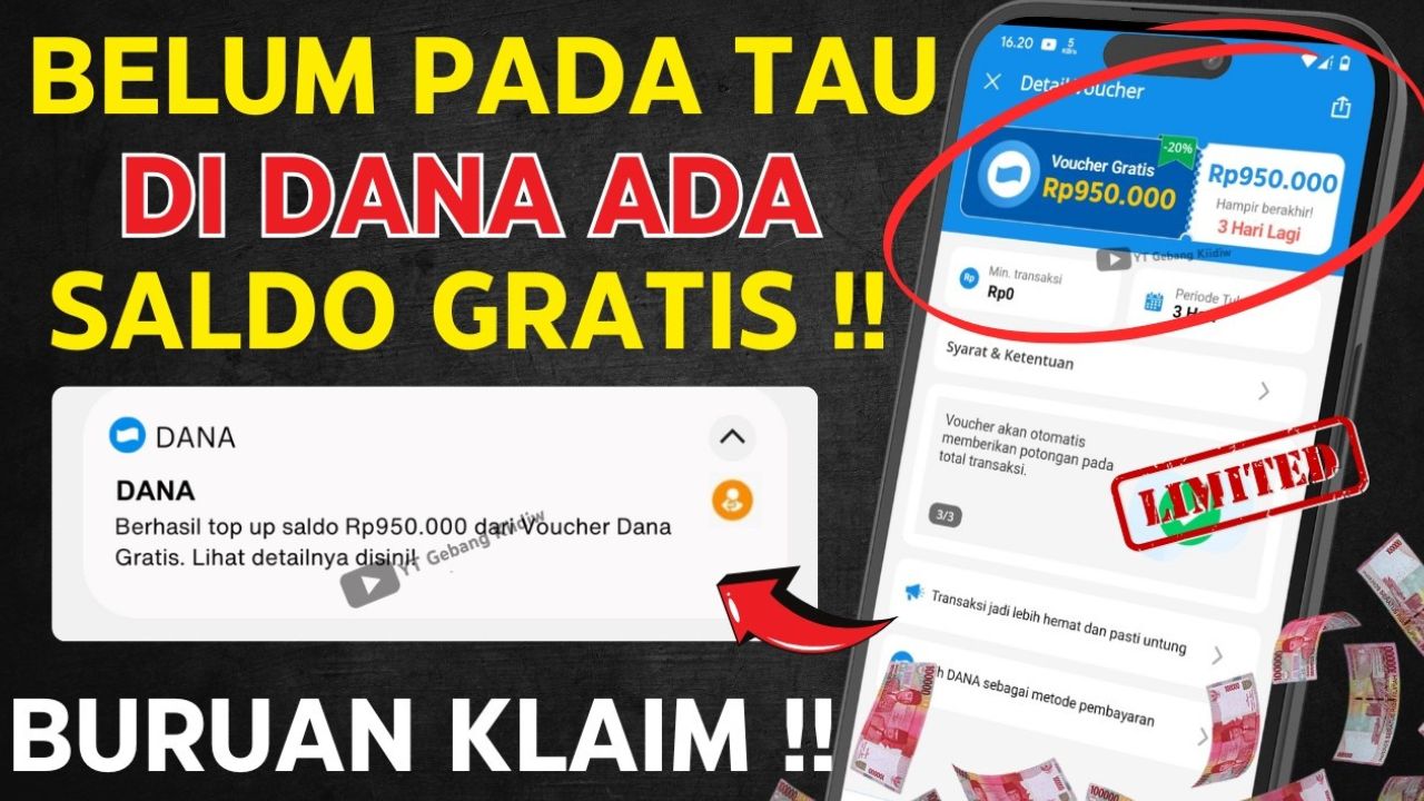 HANYA HARI INI! Begini Cara Mendapatkan Saldo DANA Gratis Rp300.000
