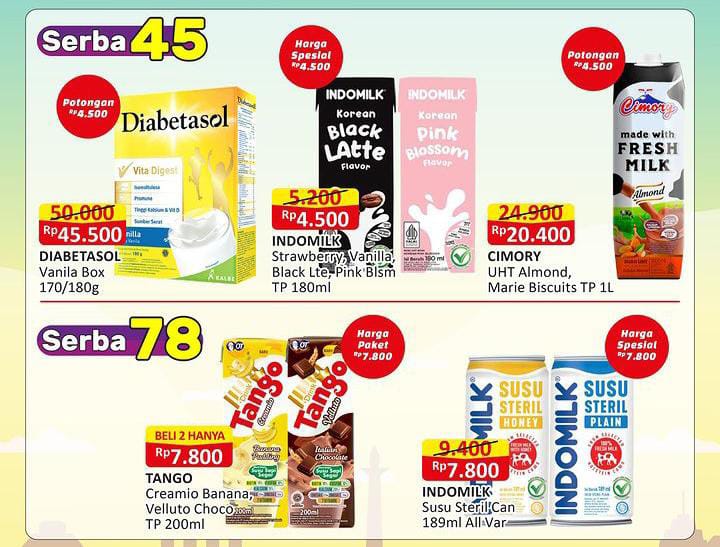 Katalog Promo Milk Fair Alfamart Periode 1-15 Agustus 2023, Beli Susu Entrasol Hanya Rp37.800!