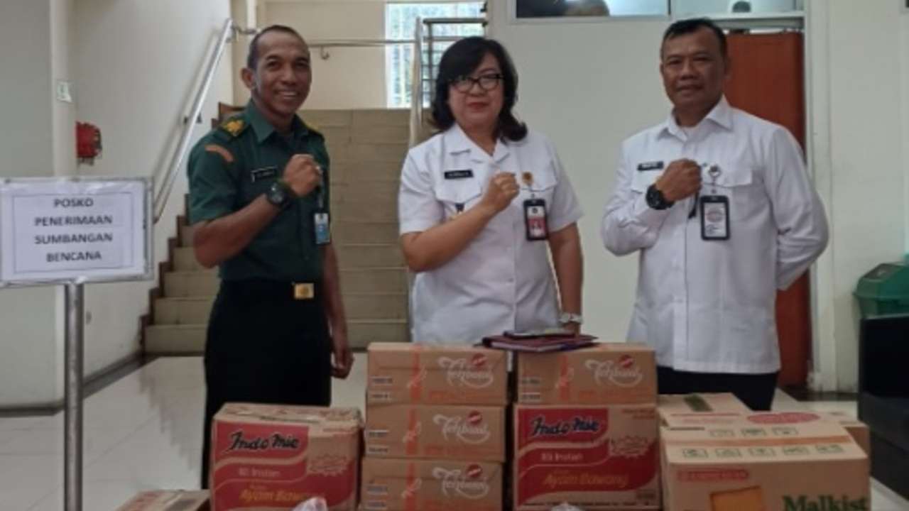 LPPM Unhan RI Serahkan Bantuan Logistik Korban Banjir Leuwitutug, Ini Rinciannya