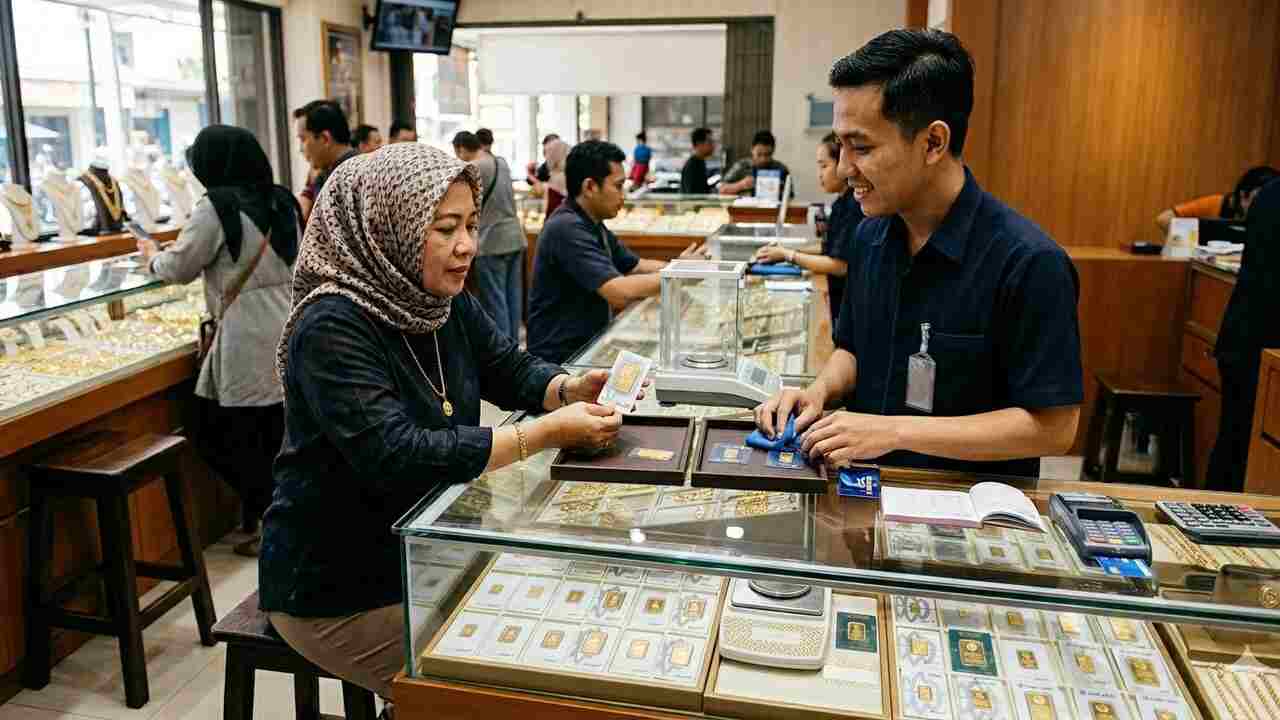 Kabar Baik untuk Investor, Harga Emas Pegadaian Hari Ini Kompak Turun