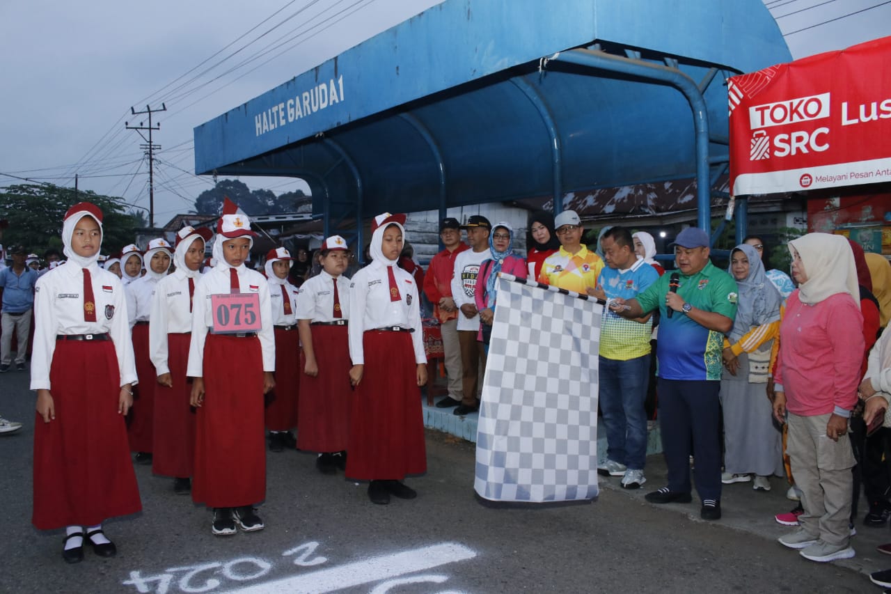 Tanamankan Semangat Patriotisme Sejak Dini, Ribuan Pelajar di Lubuklinggau Ikut Lomba Gerak Jalan