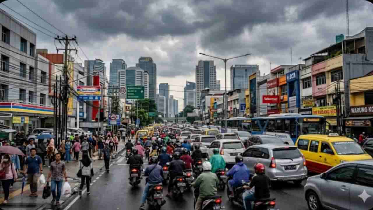 Prakiraan Cuaca Sumsel 8 Maret 2026: Palembang Berawan, Sejumlah Daerah Diguyur Hujan