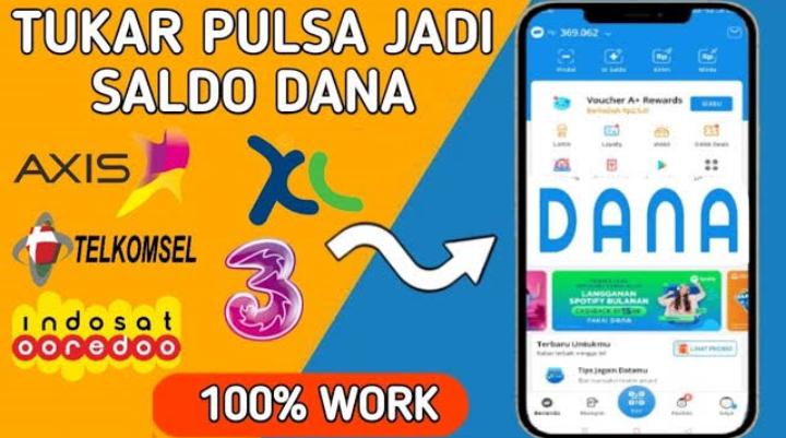 Cara Mudah Ganti Pulsa Jadi Saldo DANA Hanya Lewat Website, 100 Persen Aman dan Proses Cepat!