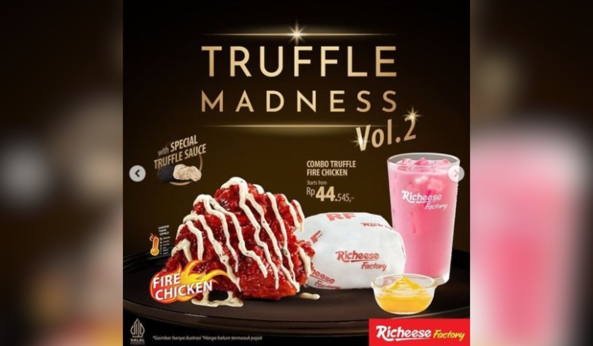 Cobain Menu Baru dengan Harga Diskon, Promo Richeese Factory Truffle Madness Vol 2