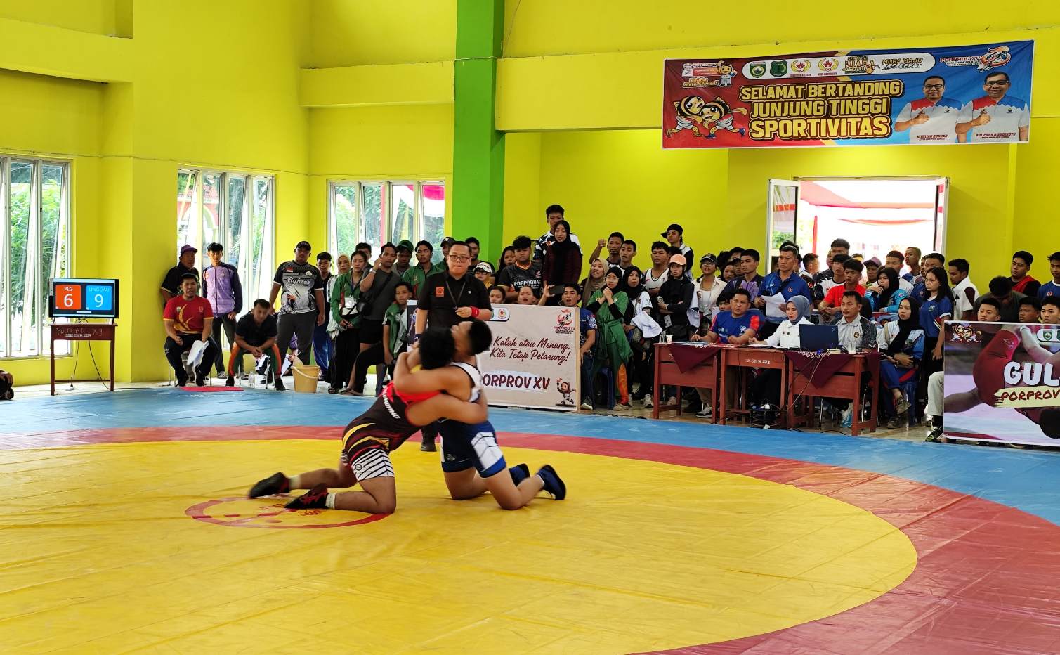 Gulat Gregor Roman Sumbang 3 Medali Emas untuk Muba di Porprov XV