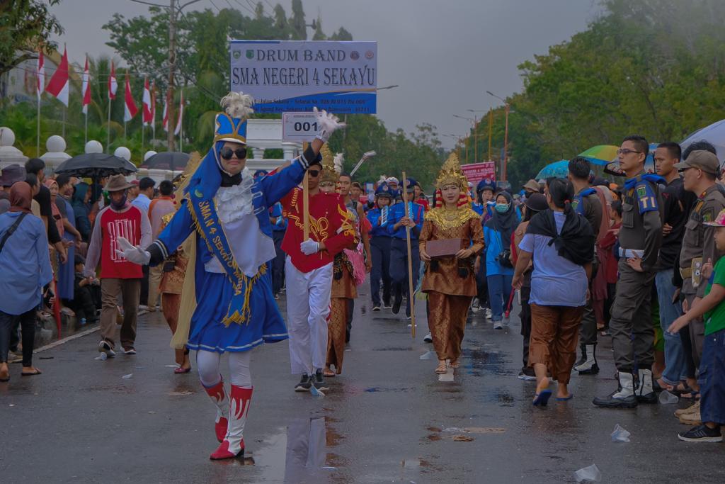 Ribuan Warga Antusias Saksikan Karnaval Agustusan di Muba