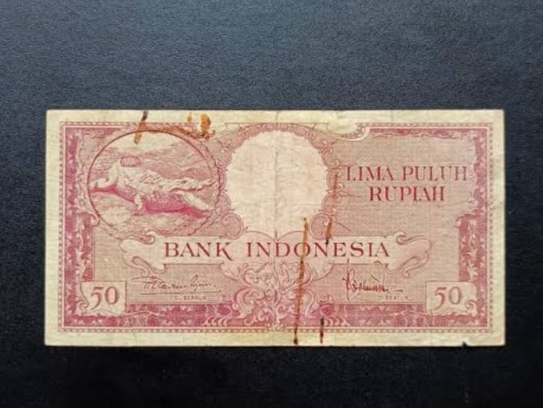 Harganya Bikin Melongo! Inilah Uang Kertas Rp50 Bergambar Buaya, Kamu Punya?