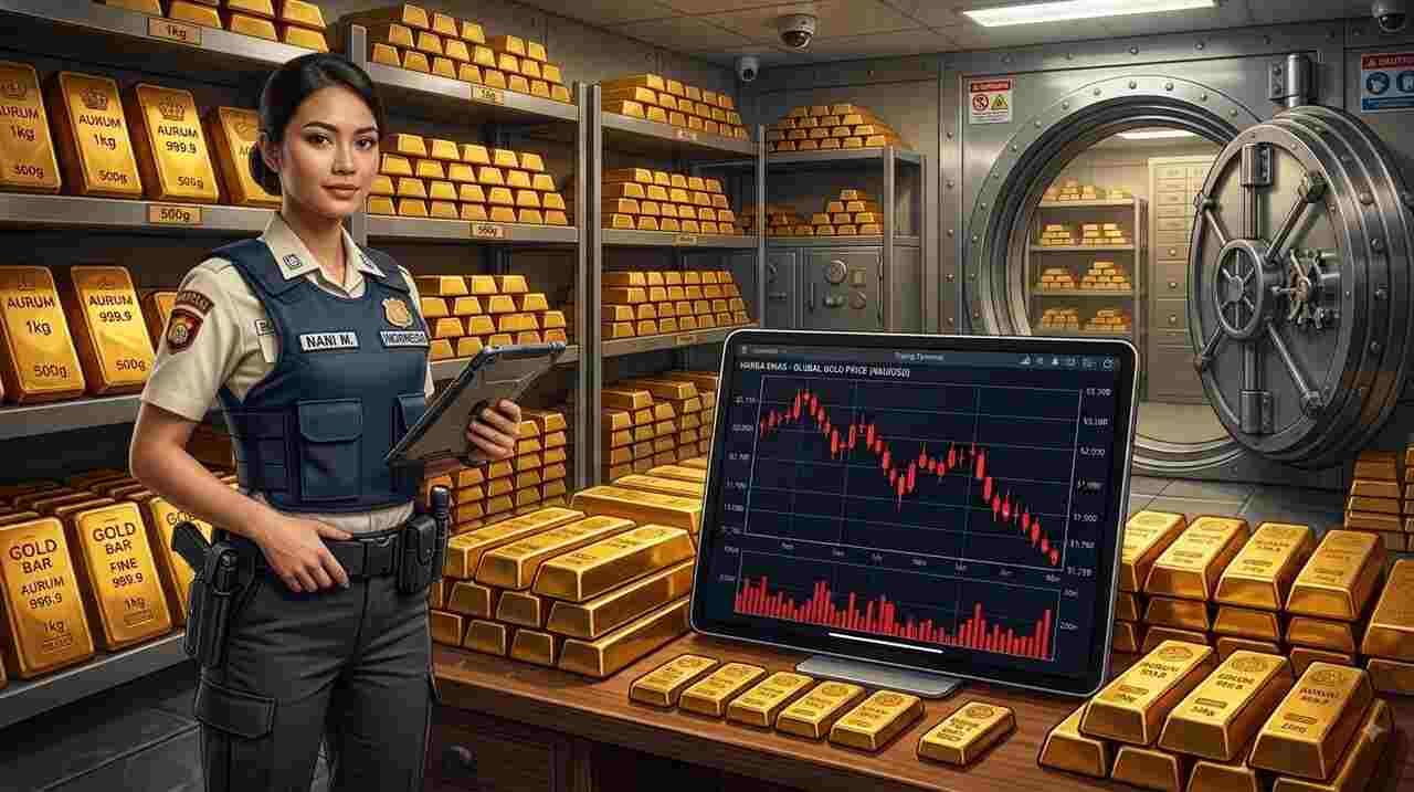 Harga Emas di Pegadaian Hari Ini Kompak Turun, Antam 1 Gram Tembus Rp2,7 Juta