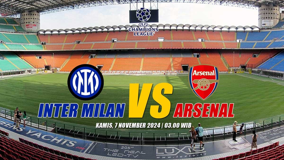 Liga Champions Inter vs Arsenal: Preview, Kabar Tim, Susunan Pemain dan Prediksi Skor