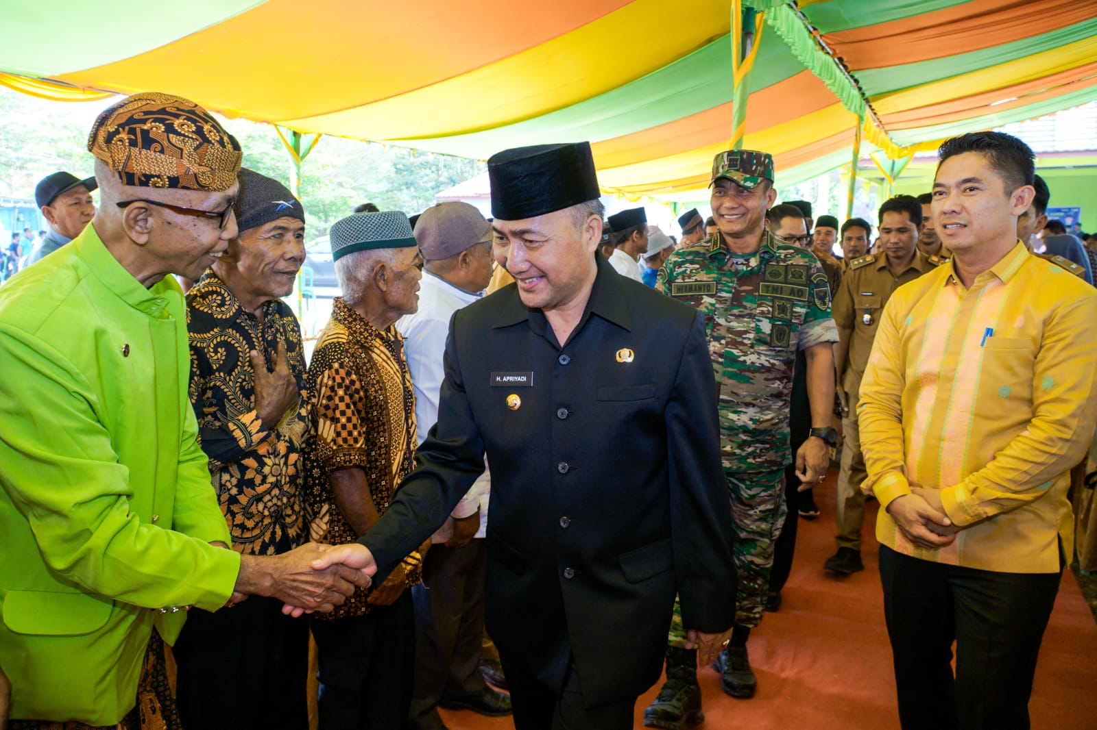 Kunker ke Desa Sidorejo, Pj Bupati Muba Resmikan Sangar Karawitan Sido Laras Madyo, dan Gedung Kantor PKK