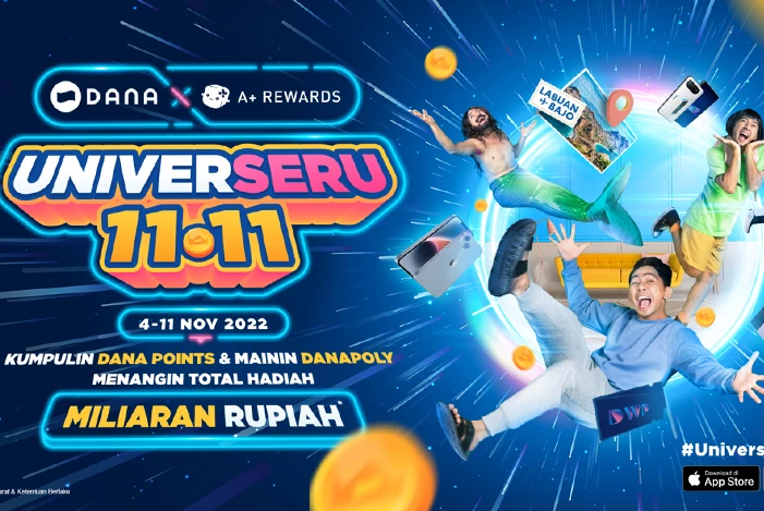 DANA Hadirkan Universeru 11.11 Sambut Harbolnas, Hadiahnya Emas 5 Gram, Loh!