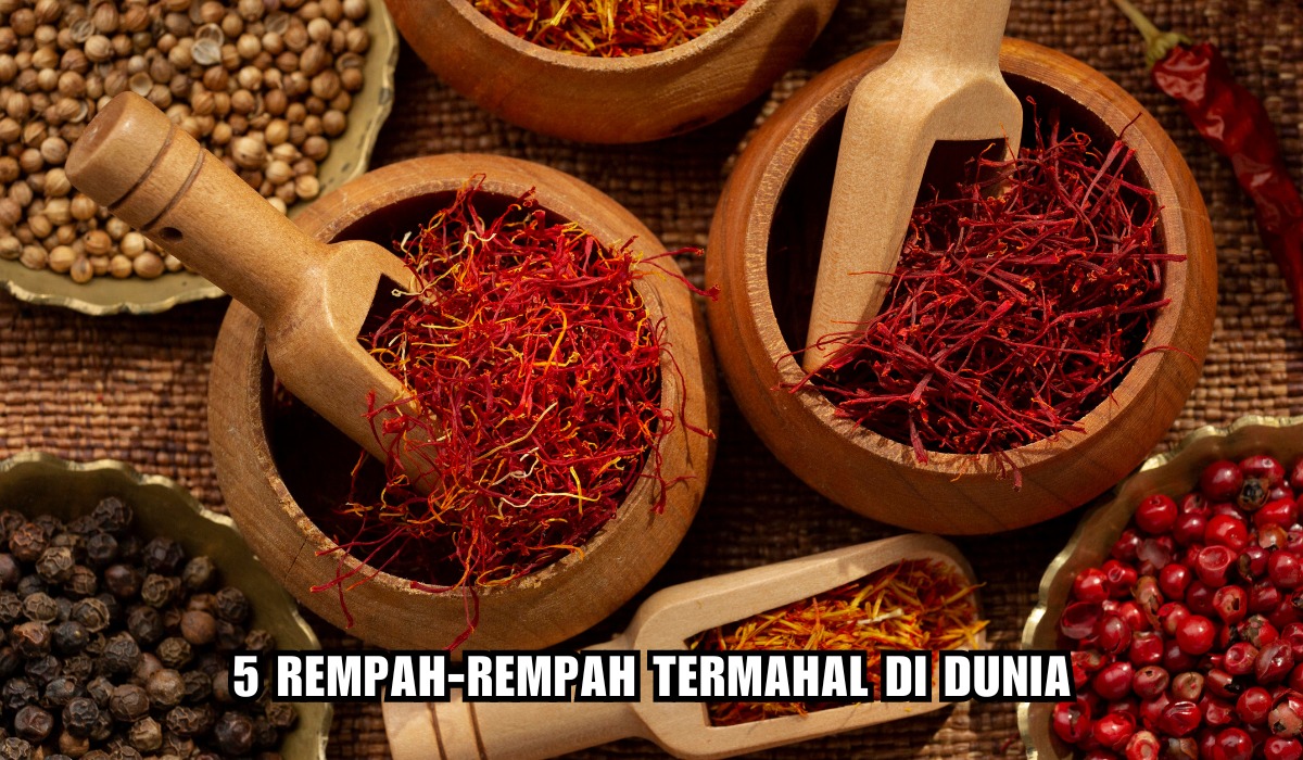 Saffron Hingga Long Pepper Termasuk, Ternyata Ini 5 Rempah Termahal di Dunia, Harganya Lebih Mahal dari Emas!