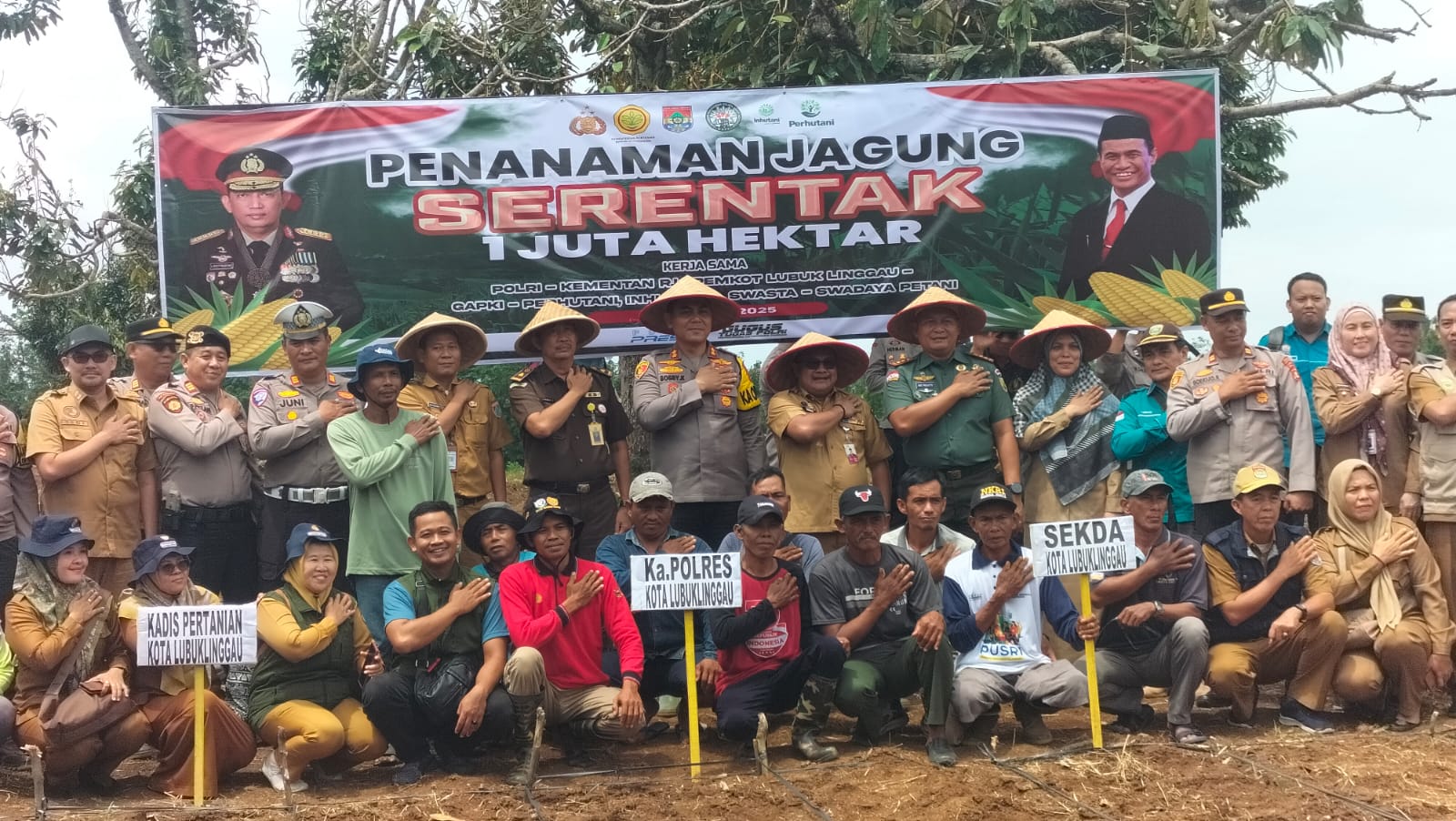 Polres dan Pemkot Lubuk Linggau Bersinergi Dukung Swasembada Pangan Nasional 2025