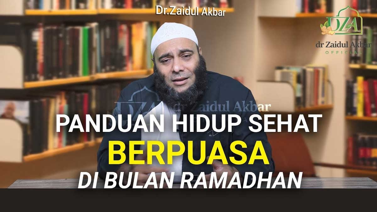Puasa Bikin Lemas? dr Zaidul Akbar Bagikan Tips Sehat Saat Berpuasa Ramadhan ala Rasulullah