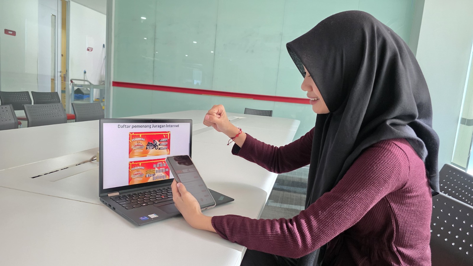 Telkomsel Umumkan Pemenang Juragan Internet di Sumatera, Bagikan Yamaha Aerox dan Emas