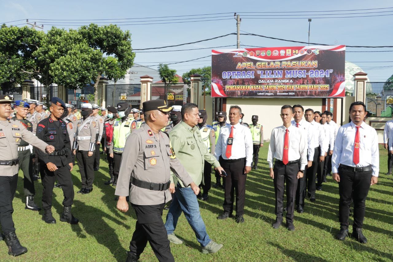 Polres Lubuk Linggau Gelar Apel Pasukan Operasi Lilin 2024