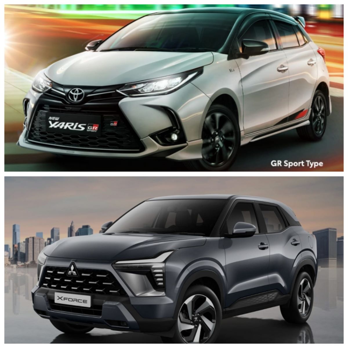 SUV Compact Terbaru, Intip Harga Mitsubishi XForce dan Toyota Yaris Cross, Mana Pilihanmu?