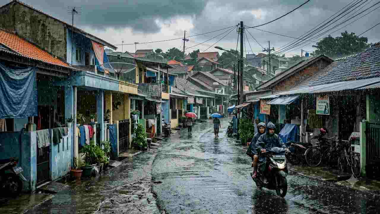Prakiraan Cuaca Sumsel Hari Ini: Palembang Berawan, Pagar Alam Waspada Hujan Petir
