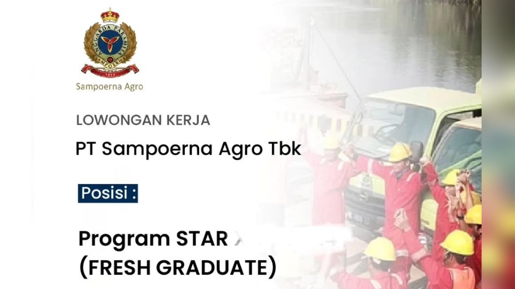 Lowongan Kerja Terbaru PT Sampoerna Agro Tbk STAR XXI-2024