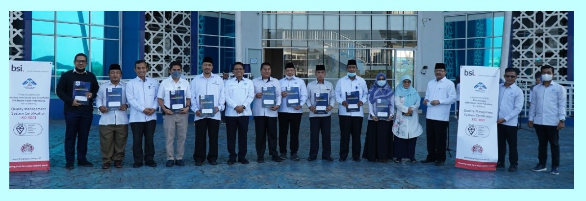 9 Fakultas Raih Sertifikat ISO 9001