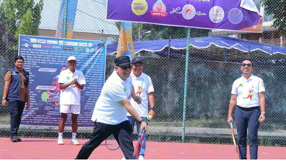 102 Pasang Atlet Tenis Ikuti Kejuaraan Walikota Palembang Open Tennis Tournament 2024, Pemkot Jaring Bibit Bar
