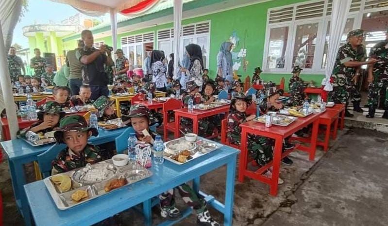 Kodim 0406 Lubuklinggau Gelar Program Dapur Masuk Sekolah