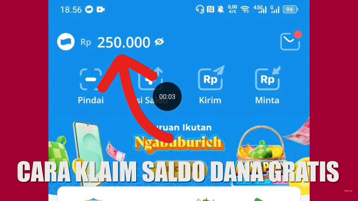 SELAMAT! Saldo DANA Gratis Rp250.000 Ditransfer ke Dompet Digitalmu Hari Ini, Cek Cara Klaim di Sini 