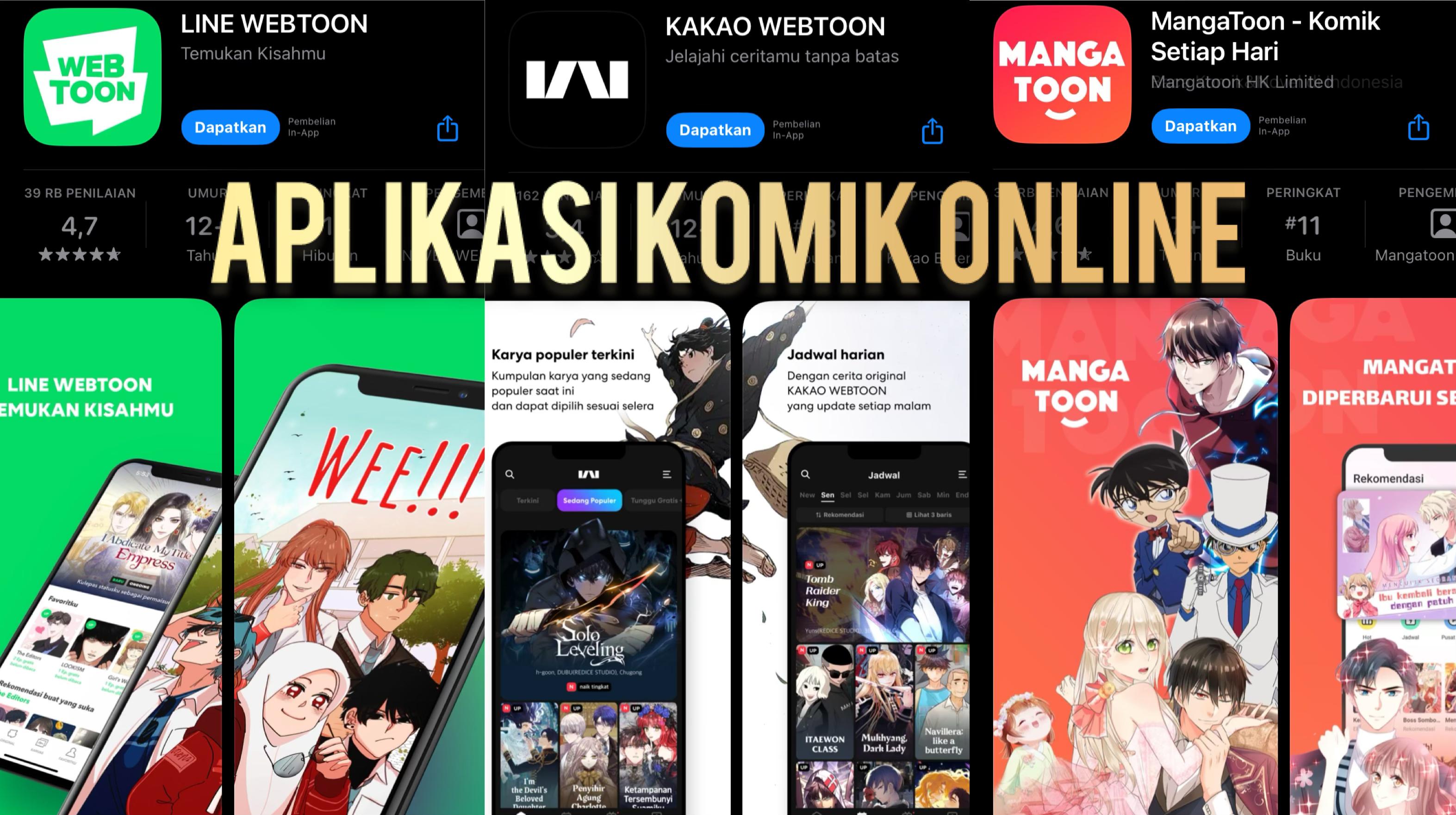 Wibu Merapat! Ini 9 Rekomendasi Aplikasi Komik Online, Jadi Teman Ngabuburit Nungguin Magrib Paling Pass