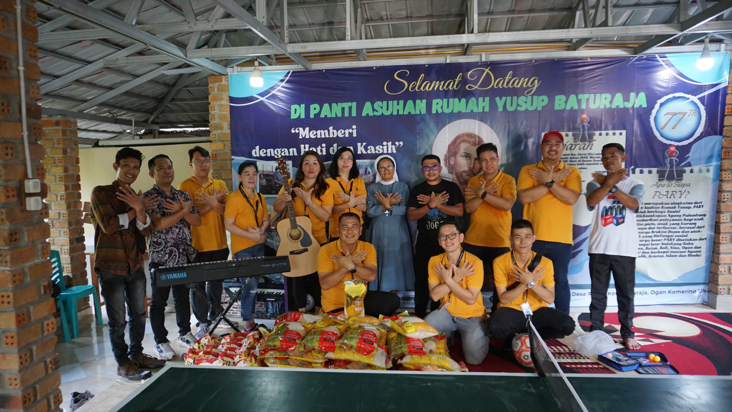 Thamrin Group Peduli, Salurkan Bantuan CSR untuk Panti Asuhan Rumah Yusuf Baturaja