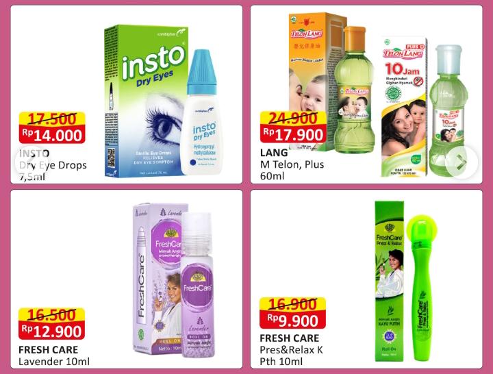 Katalog Promo Alfamart hingga 15 Agustus 2023, Fresh Care Lavender 10ml hanya Rp12.500 Nih