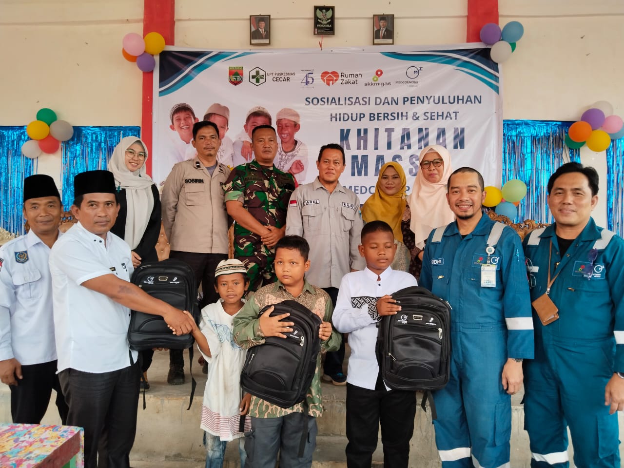 Peduli Kesehatan, Medco E&P Gelar Khitanan Massal di Desa Tri Mukti