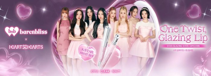 Setelah Collab Dengan Teenping dan Scarlatte, Hearts2Hearts Kini Terpilih Menjadi Brand Ambassador Barenbliss!