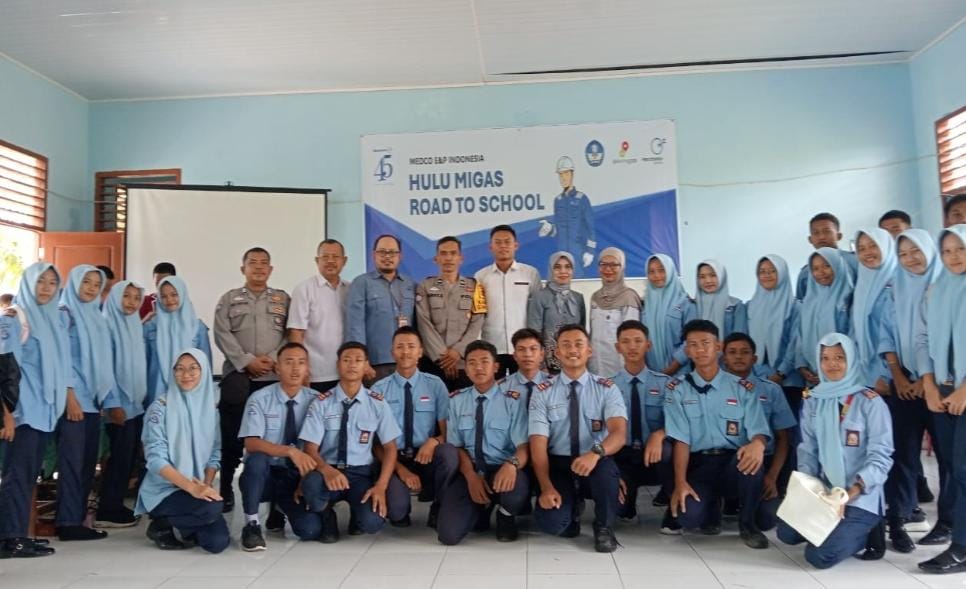 Medco E&P–Polsek Kikim Edukasi Ratusan Pelajar di Lahat Soal Hulu Migas, Bahaya Judol dan Pinjol