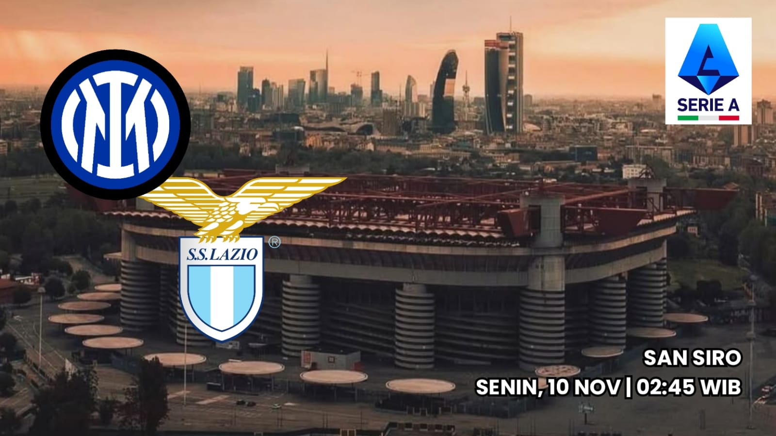 Serie A Inter Milan vs Lazio: Preview, Prediksi dan Susunan Pemain