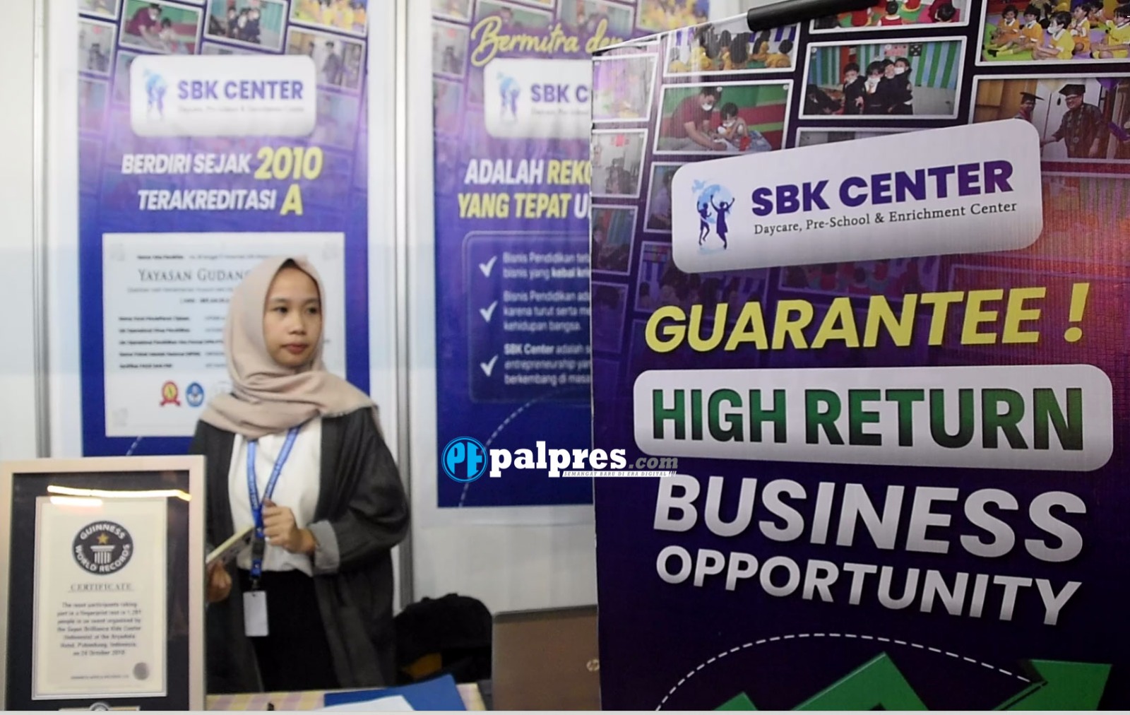 SBK Center Resmi Launching Franchise di Even National Raodshow IFBC Expo 2023