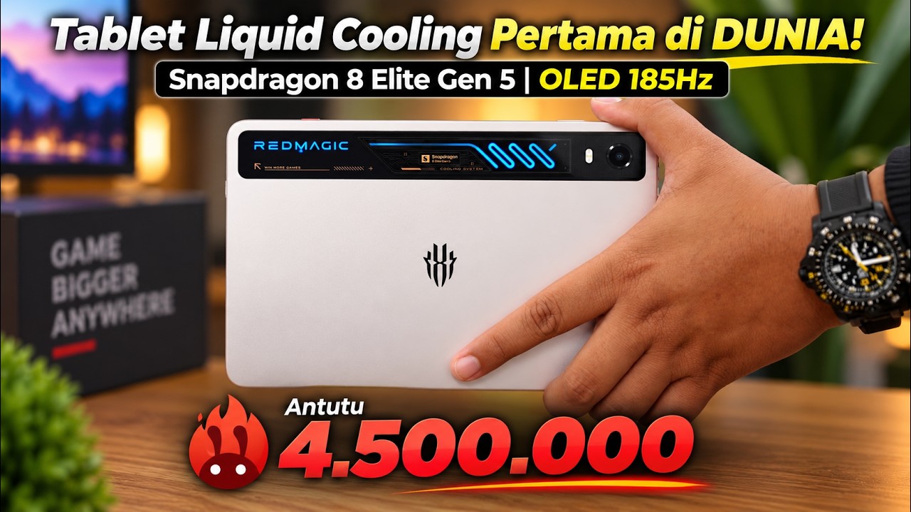 RedMagic Astra 2: Review Tablet Gaming Mini dengan Performa Snapdragon 8 Elite dan Liquid Cooling Pertama di D