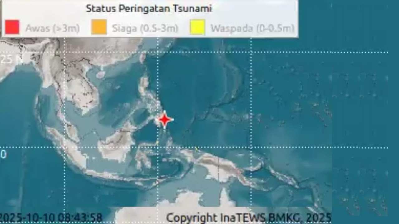 Gempa Kuat 7.6 Magnitudo Guncang Mindanao Filipina, BMKG: Waspada Tsunami di Sulut dan Papua!